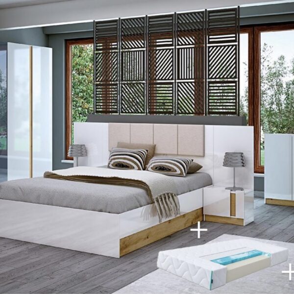 Спален комплект Ая с матрак Daxo + подарък протектор за матрак