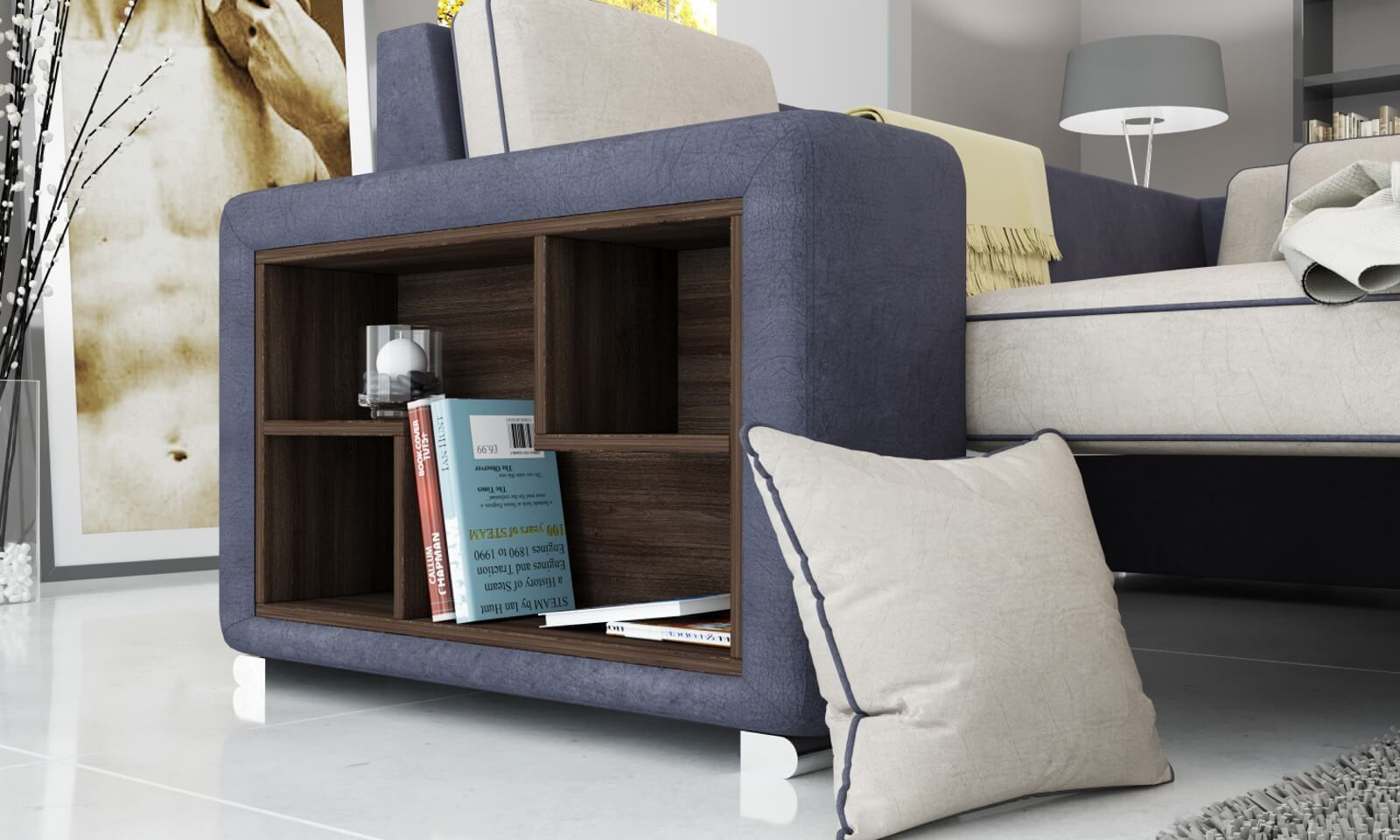 Ъглов диван Сена